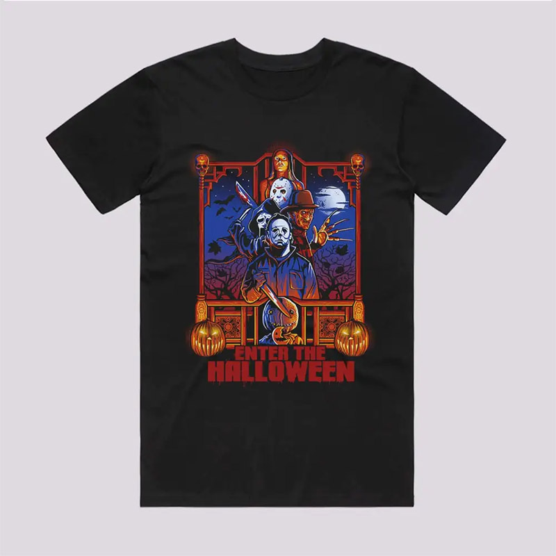 Enter The Halloween Horror Gang Party T-shirt Enter The Halloween Horror Gang Party T-shirt