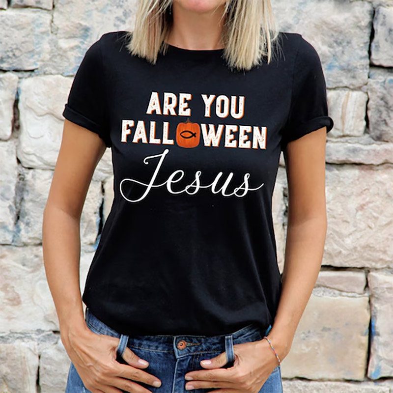 Are You Falloween Jesus, Christian Halloween T-shirt Are You Falloween Jesus, Christian Halloween T-shirt