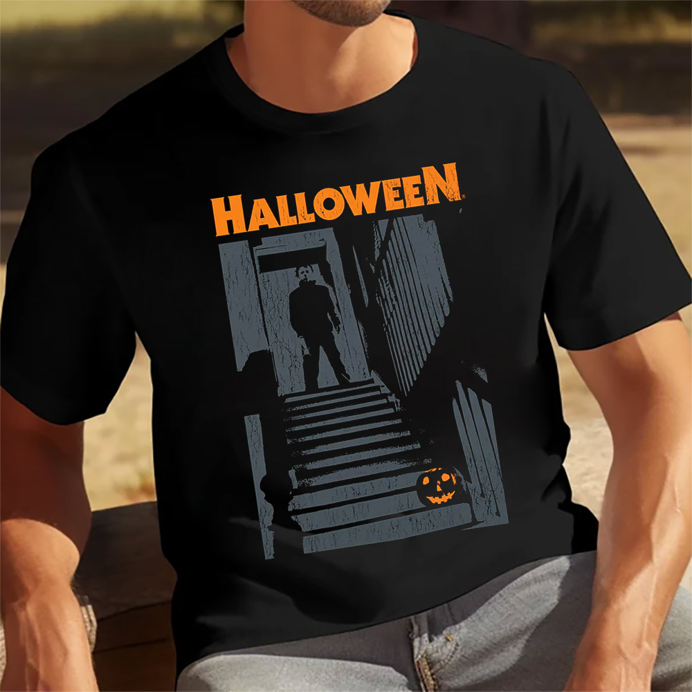 Michael Myers Halloween The Shape Scene T-shirt Michael Myers Halloween The Shape Scene T-shirt