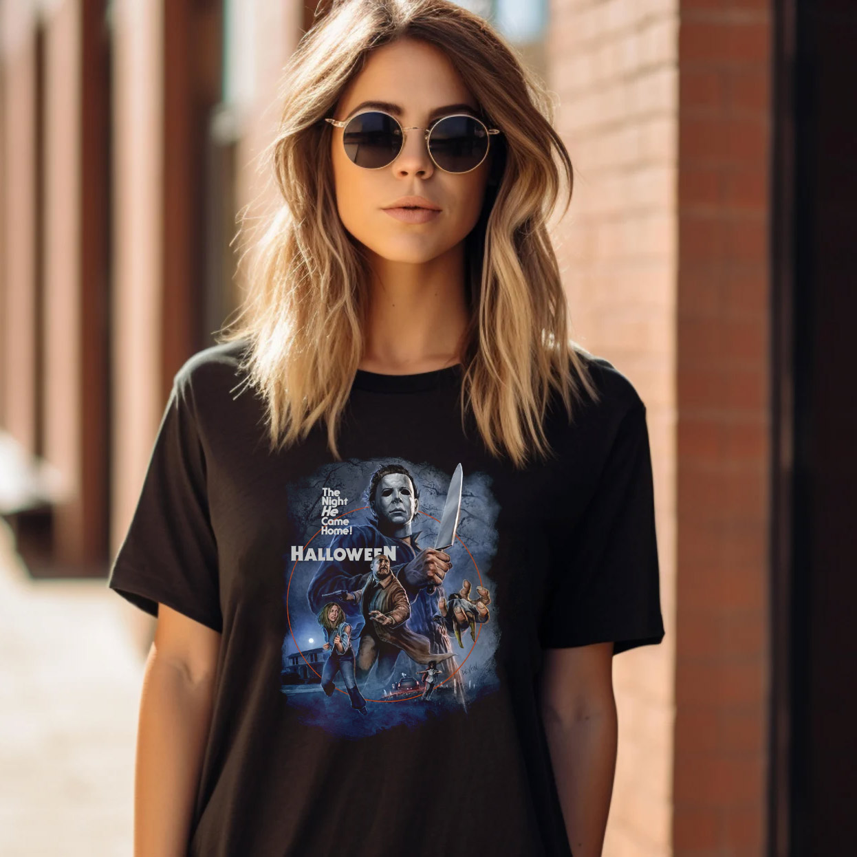 The Night He Came Home Halloween One Good Scare T-shirt The Night He Came Home Halloween One Good Scare T-shirt