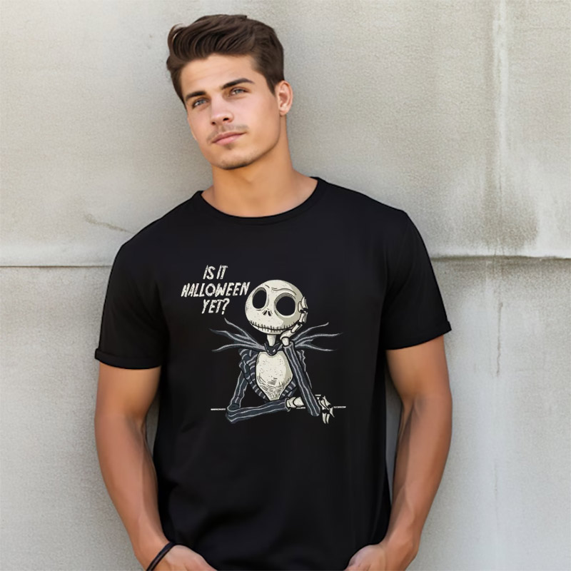 Waiting For Halloween Jack Skellington Meme T-shirt Waiting For Halloween Jack Skellington Meme T-shirt
