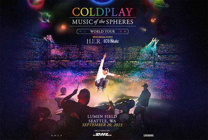 Coldplay Music of the Spheres World Tour