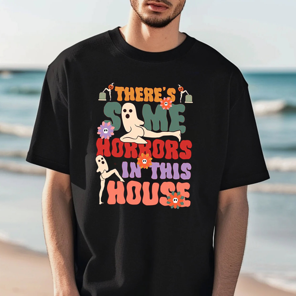 There’s Some Horrors In This House Ghost Funny Halloween T-shirt There’s Some Horrors In This House Ghost Funny Halloween T-shirt