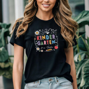 Custom Kindergarten Teacher, Back To School Tee 2