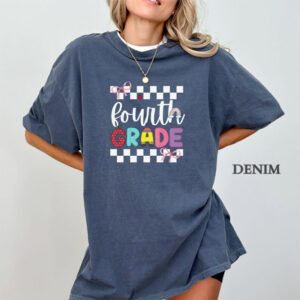 Fourth Grade Back to School Comfort Colors Tee 1