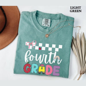 Fourth Grade Back to School Comfort Colors Tee 3