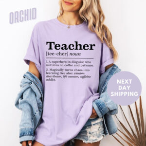 Funny Teacher Definition Comfort Colors T shirt 3