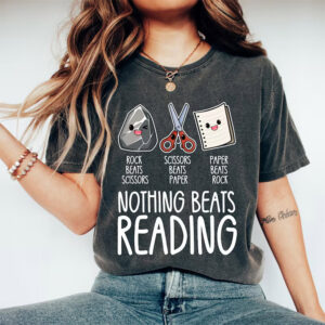 Nothing Beats Reading Comfort Colors T shirt 2
