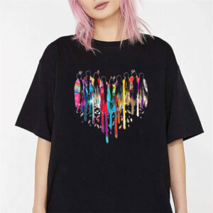 MMIW Feather Indigenous Pride Cotton Tee MMIW Feather Indigenous Pride Cotton Tee
