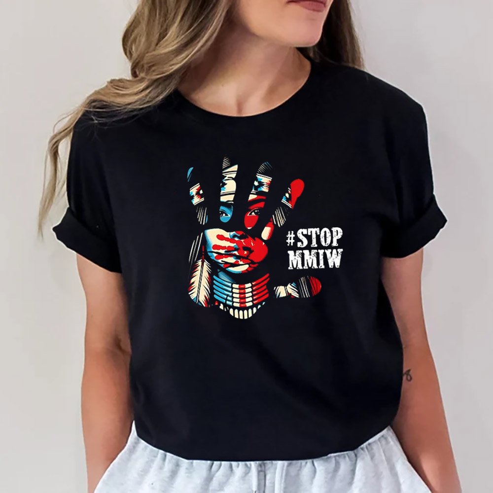 Native American Stop MMIW T-shirt Native American Stop MMIW T-shirt