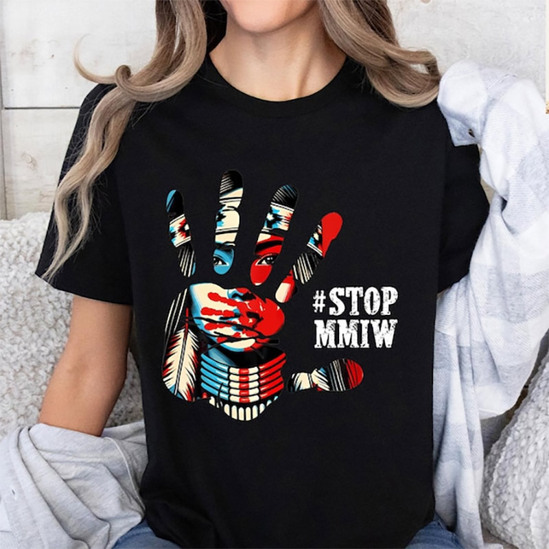 Native American Stop MMIW T-shirt Native American Stop MMIW T-shirt