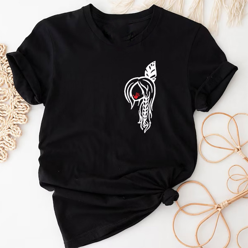 No More Stolen Siste, Indigenous Red Hand Shirt No More Stolen Siste, Indigenous Red Hand Shirt