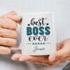 Personalized Boss Gift Unique Bosses Day Mugs