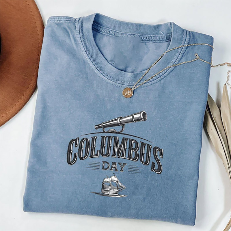 Columbus Day American History Comfort Colors Tee Columbus Day American History Comfort Colors Tee