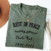 Rest In Piece Charlie King Comfort Colors Tee