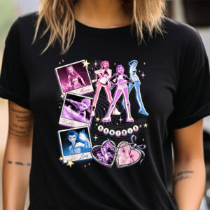 Zoey Showcase Retro Neon Poster T-shirt Zoey Showcase Retro Neon Poster T-shirt