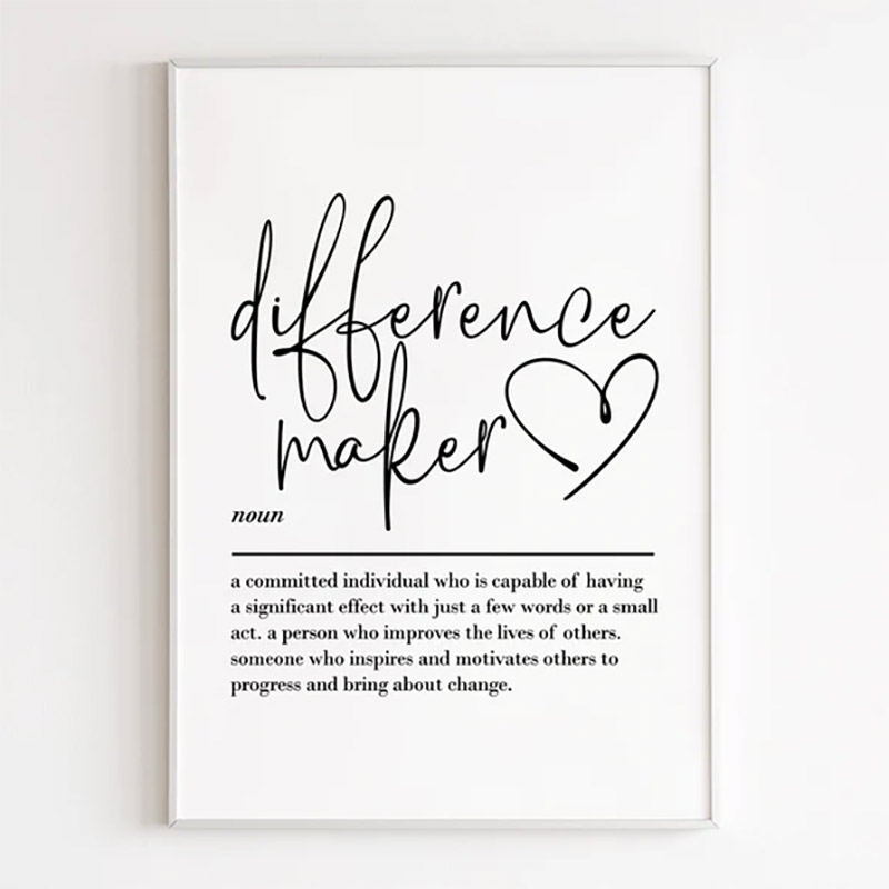 National Make A Difference Day, Difference Maker Poster National Make A Difference Day, Difference Maker Poster