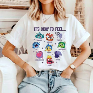 It's Okay To Feel All The Feels Disneyland Mental Health Shirt 2