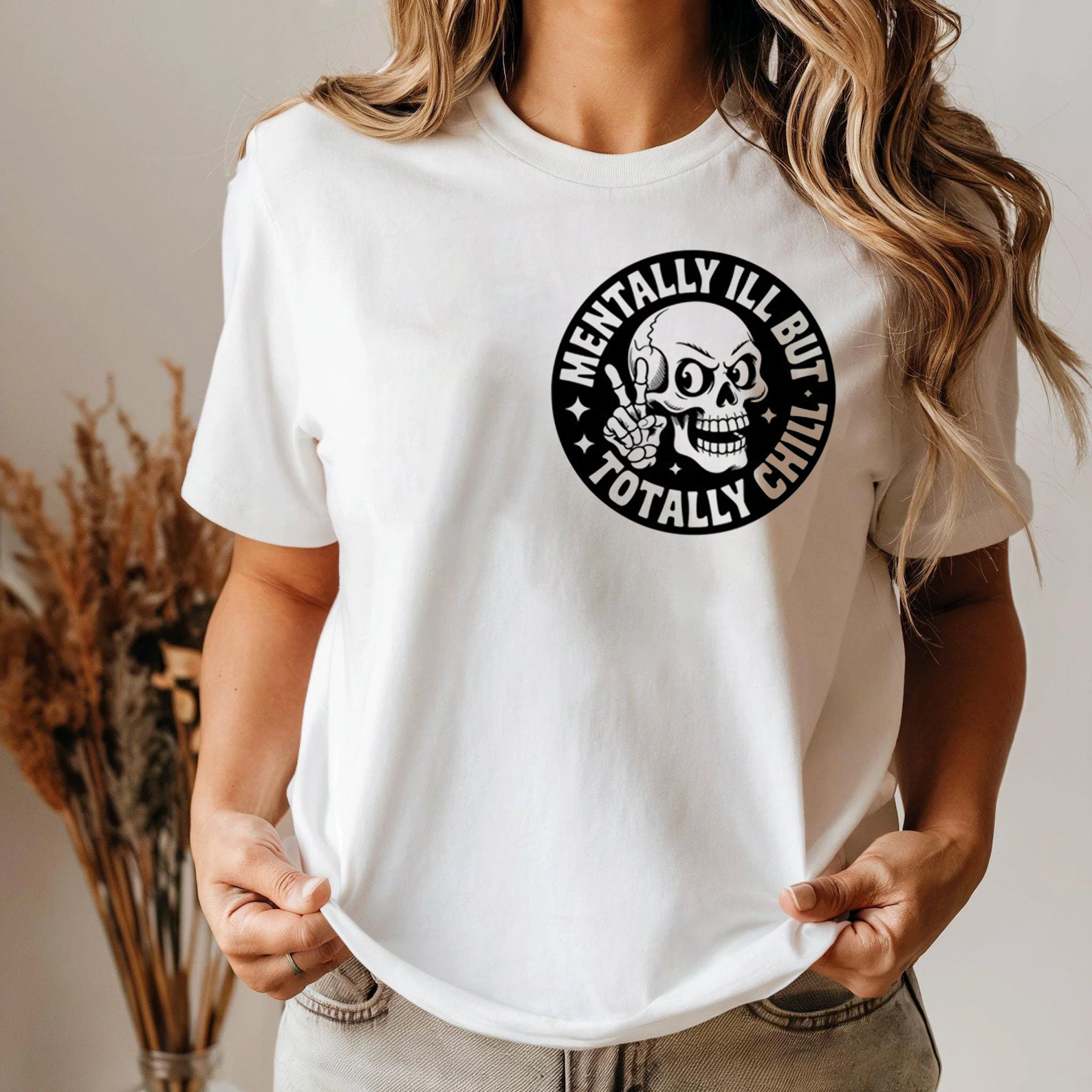 Mentally Ill But Totally Chill Mental Health Shirt Mentally Ill But Totally Chill Mental Health Shirt