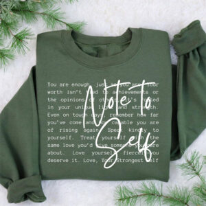 Love Yourself, Note To Self Comfort Colors Tee Love Yourself, Note To Self Comfort Colors Tee