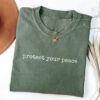 Protect Your Peace Self Care Comfort Colors Tee