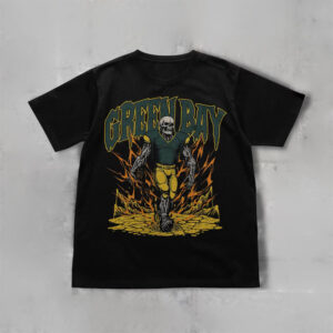 Green Bay Football Skeleton Shirt Green Bay Football Skeleton Shirt