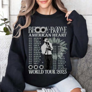 Benson Boone American Heart World Tour 2025 Dates T-Shirt