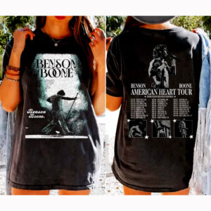 Benson Boone Concert America Heart Tour 2-sided Shirt