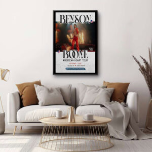Benson Boone September 7 2025 Lenovo Center Poster
