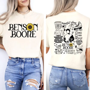 Benson Boone American Hearts World Music Tour 2-sided Shirt