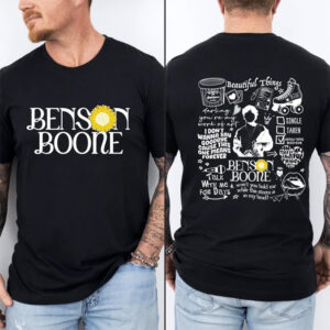 Benson Boone American Hearts World Music Tour 2-sided Shirt