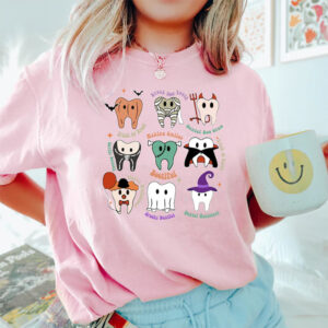 Cute Halloween Tooth Dental Hygienist Halloween Comfort Colors Tee Cute Halloween Tooth Dental Hygienist Halloween Comfort Colors Tee