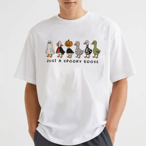 Just A Spooky Goose Halloween Shirt