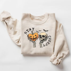 Stay Creepy Halloween Funny Sarcastic Comfort Colors Tee Stay Creepy Halloween Funny Sarcastic Comfort Colors Tee