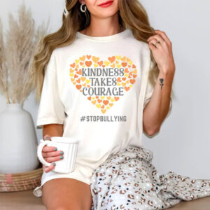 Kindness Takes Courage Bullying Prevention Comfort Colors Tee 1