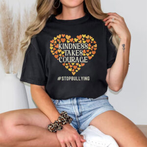 Kindness Takes Courage Bullying Prevention Comfort Colors Tee 3