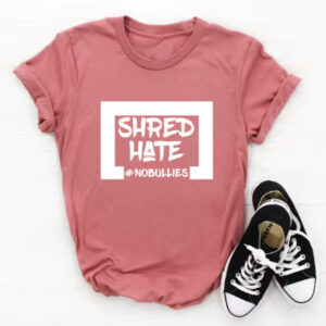 Shred Hate bullying prevention Month Shirt 1