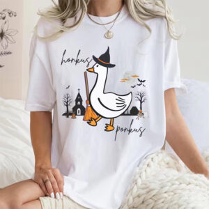 Halloween Witch Goose Honkus Ponkus Tee 1
