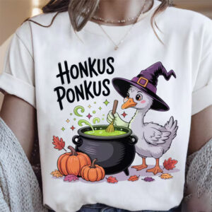 Honkus Ponkus Halloween Spooky Goose T-shirt Honkus Ponkus Halloween Spooky Goose T-shirt