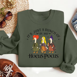 It's Just A Bunch Of Hocus Pocus Funny Goose Comfort Colors Tee 1