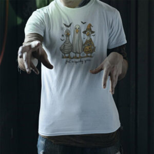 Just A Spooky Goose Halloween Funny Shirt 2