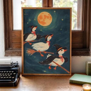 Silly Goose Halloween Poster
