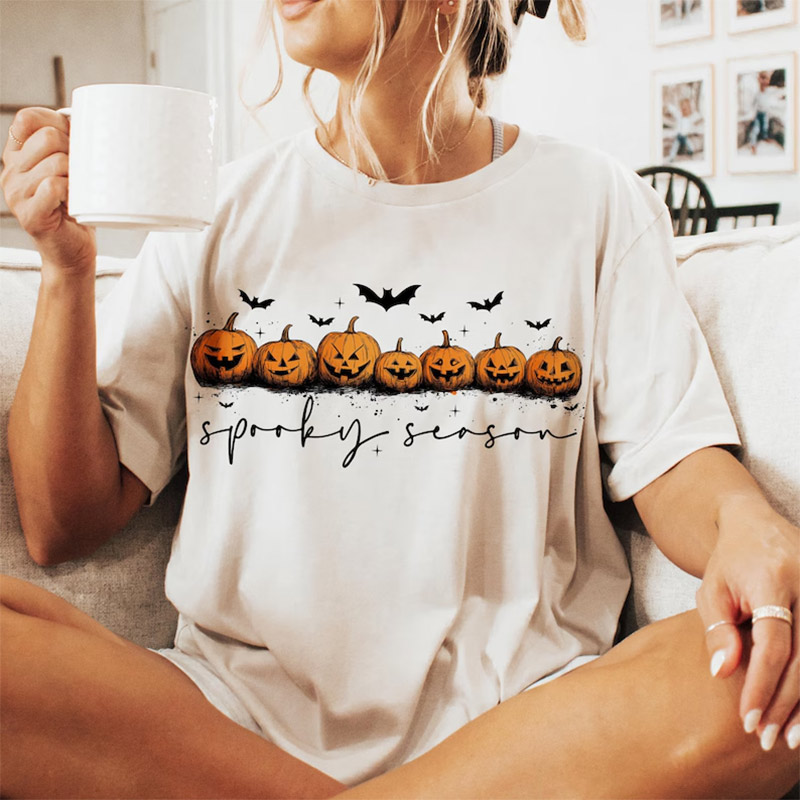 Fall Pumpkin Spooky Season Shirt Fall Pumpkin Spooky Season Shirt