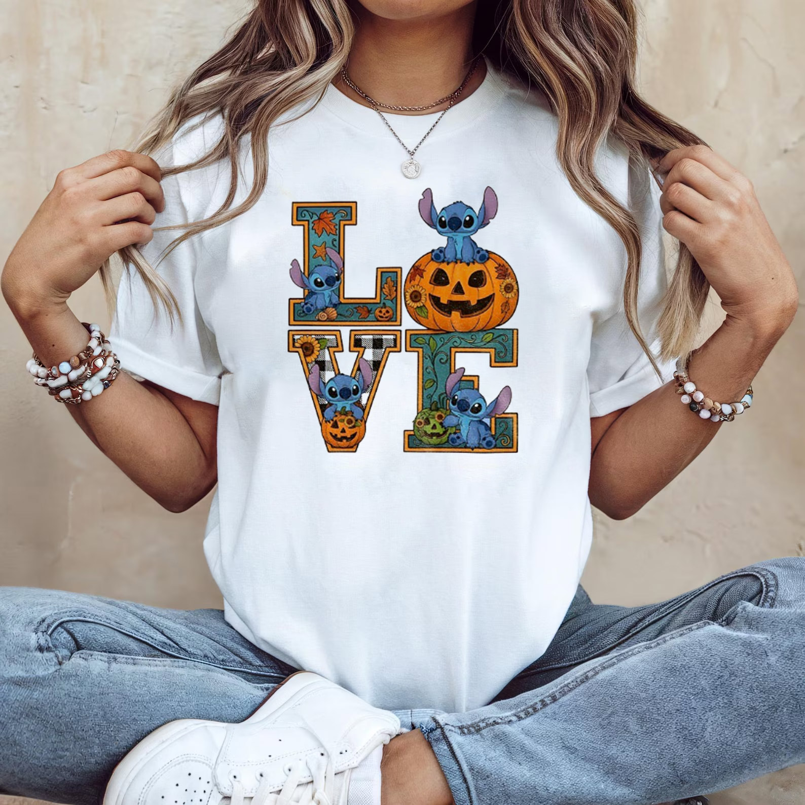 Love Stitch Pumpkin Spooky Season Halloween 2025 Shirt Love Stitch Pumpkin Spooky Season Halloween 2025 Shirt