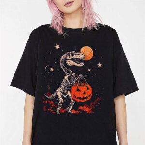 Spooky Saurus Halloween Dinosaur T shirt