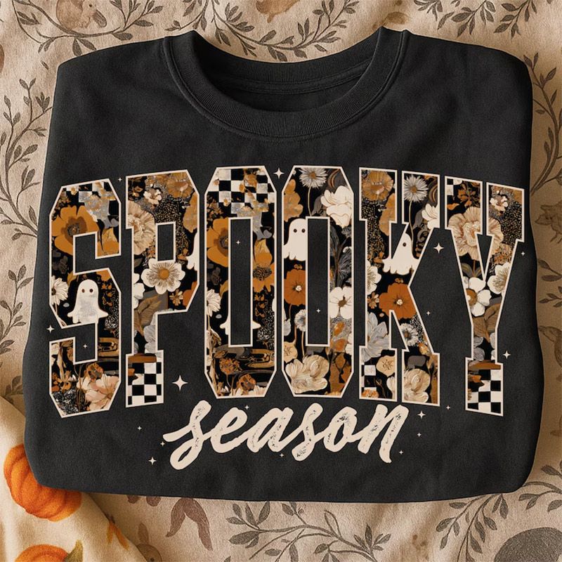 Spooky Season Fall Pumpkin Shirt Spooky Season Fall Pumpkin Shirt