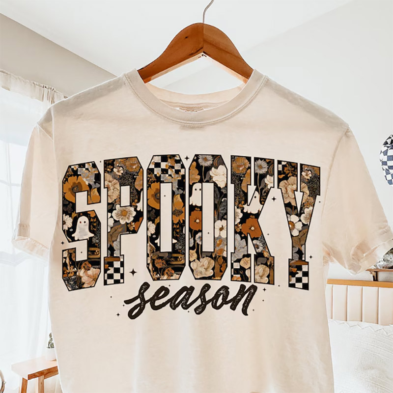 Spooky Season Fall Pumpkin Shirt Spooky Season Fall Pumpkin Shirt