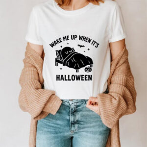 Wake Me Up When Its Halloween, Funny Spooky Season Shirt Wake Me Up When Its Halloween, Funny Spooky Season Shirt