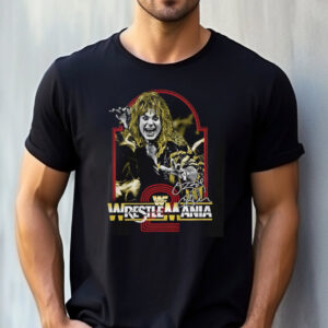 Ozzy Osbourne Black Sabbath Wrestle Mania T-shirt Ozzy Osbourne Black Sabbath Wrestle Mania T-shirt