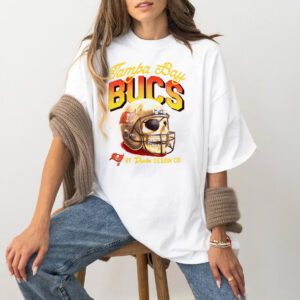Tampa Bay Buccaneers Football 50 Seasons Of The Krewe Helmet Shirt Tampa Bay Buccaneers Football 50 Seasons Of The Krewe Helmet Shirt